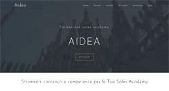 Desktop Screenshot of aidea.it