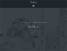 Tablet Screenshot of aidea.it